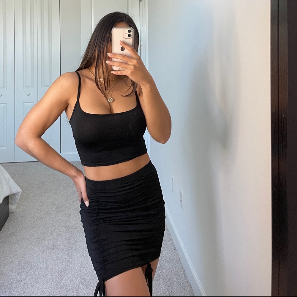 Crop Top & Skirt Set
